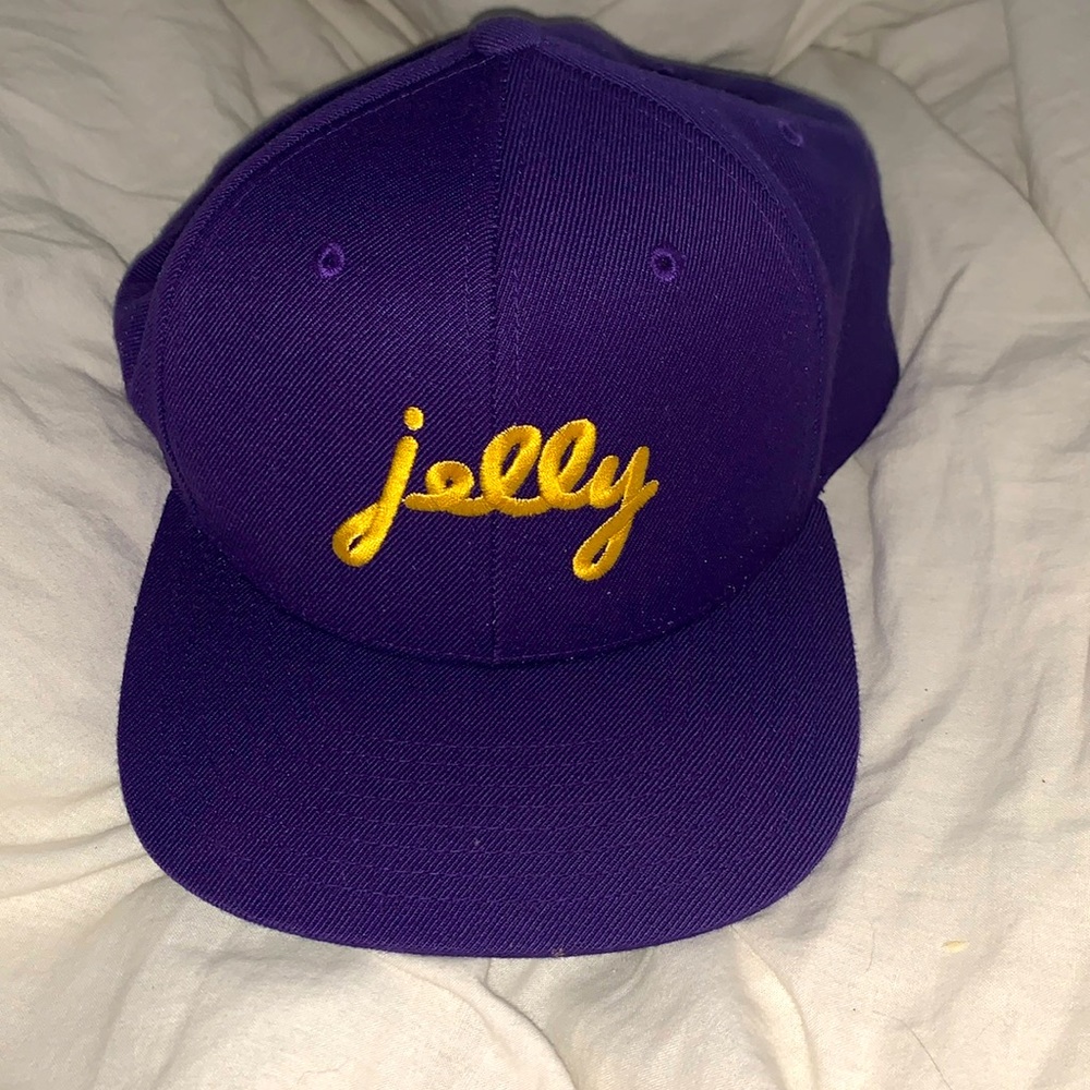 Purple and Gold "jelly" hat